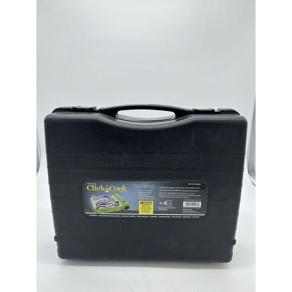 Bella Tavola Click 2 Cook Butane Powered Stainless Portable Stove NIB - Picture 2 of 5